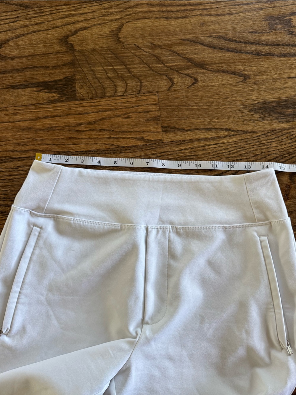 Athleta Endless High Rise Pant Straight Leg Women’s 6 Medium White Slacks Taper - Picture 6 of 8